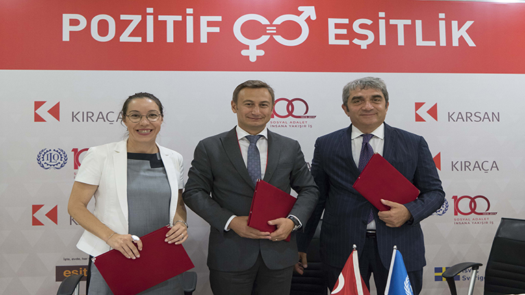 Kıraça Holding, Karsan ve ILO arasında kadın erkek eşitliği